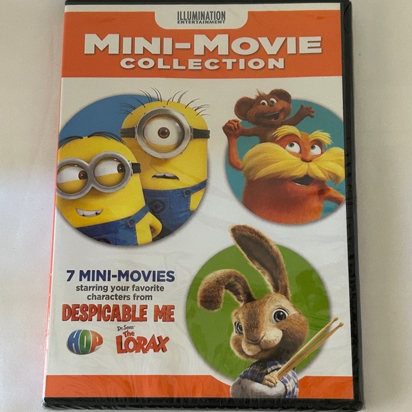 7 Mini-Movie Collection Disney Despicable Me, HOP & Dr. Seuss The Lorax DVD 2014 - Picture 2 of 5